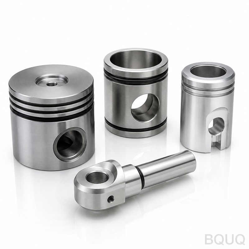 CNC İşlenmiş Hidrolik Pistonlar | BQUQ Hassas Üret