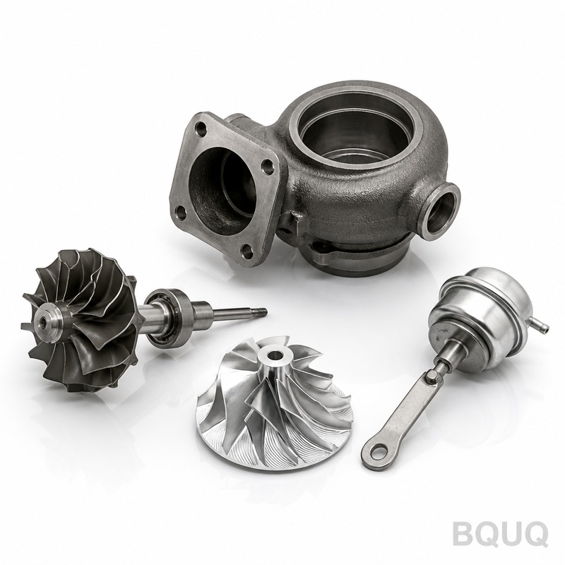 BQUQ CNC İşlenmiş Turboşarj Parçaları | Çin'de Has