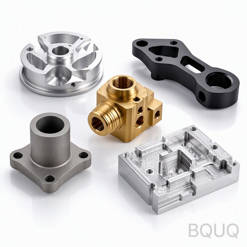 CNC Prototip İşleme Numuneleri Yüzey İşlemleri | BQUQ Hassas Üretim