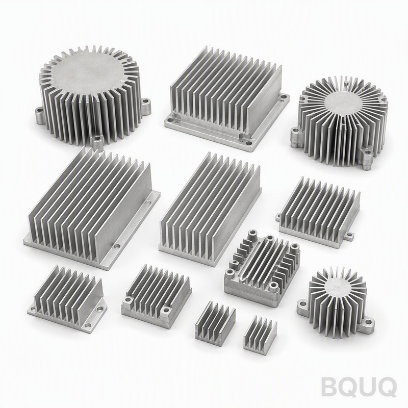 BQUQ Döküm Alüminyum Soğutucu – Hassas CNC İşleme,