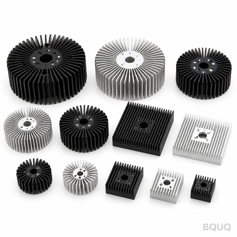 Özel Yüksek Güçlü LED Soğutucu | Hassas CNC İşleme