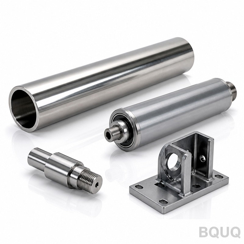 BQUQ CNC İşlenmiş Konveyör Rulo Parçaları – Hassas