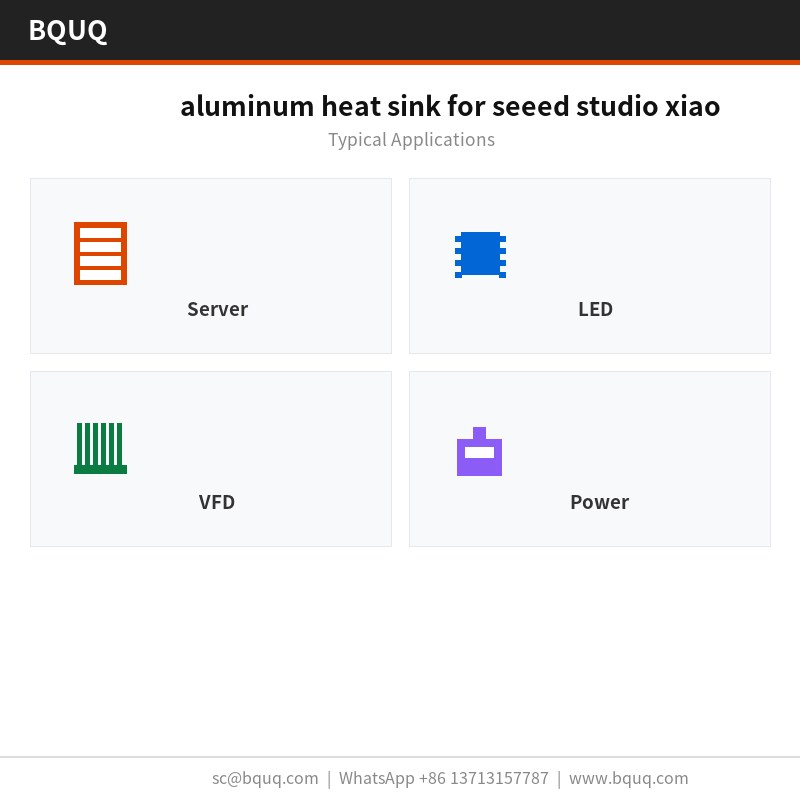 seeed studio xiao için alüminyum ısı emici