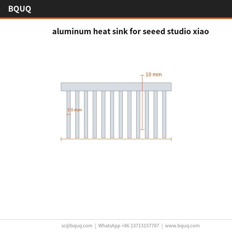 Seeed Studio XIAO için alüminyum ısı emici