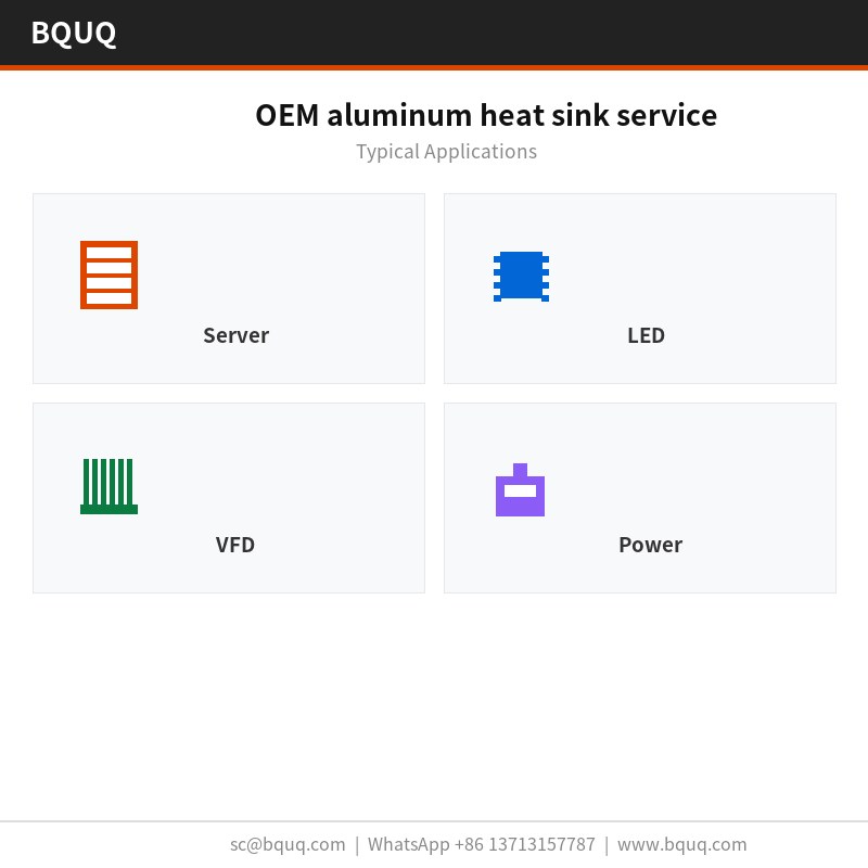 OEM alüminyum soğutucu hizmeti