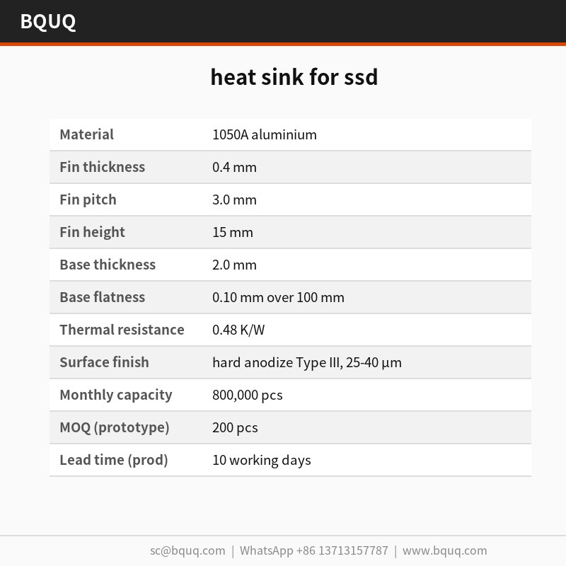 SSD için soğutucu
